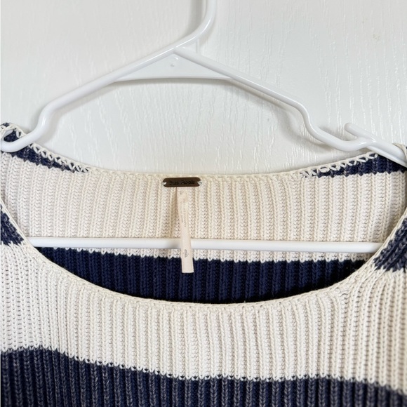 Free People Just My Stripe Cropped sweater - Picture 7 of 9